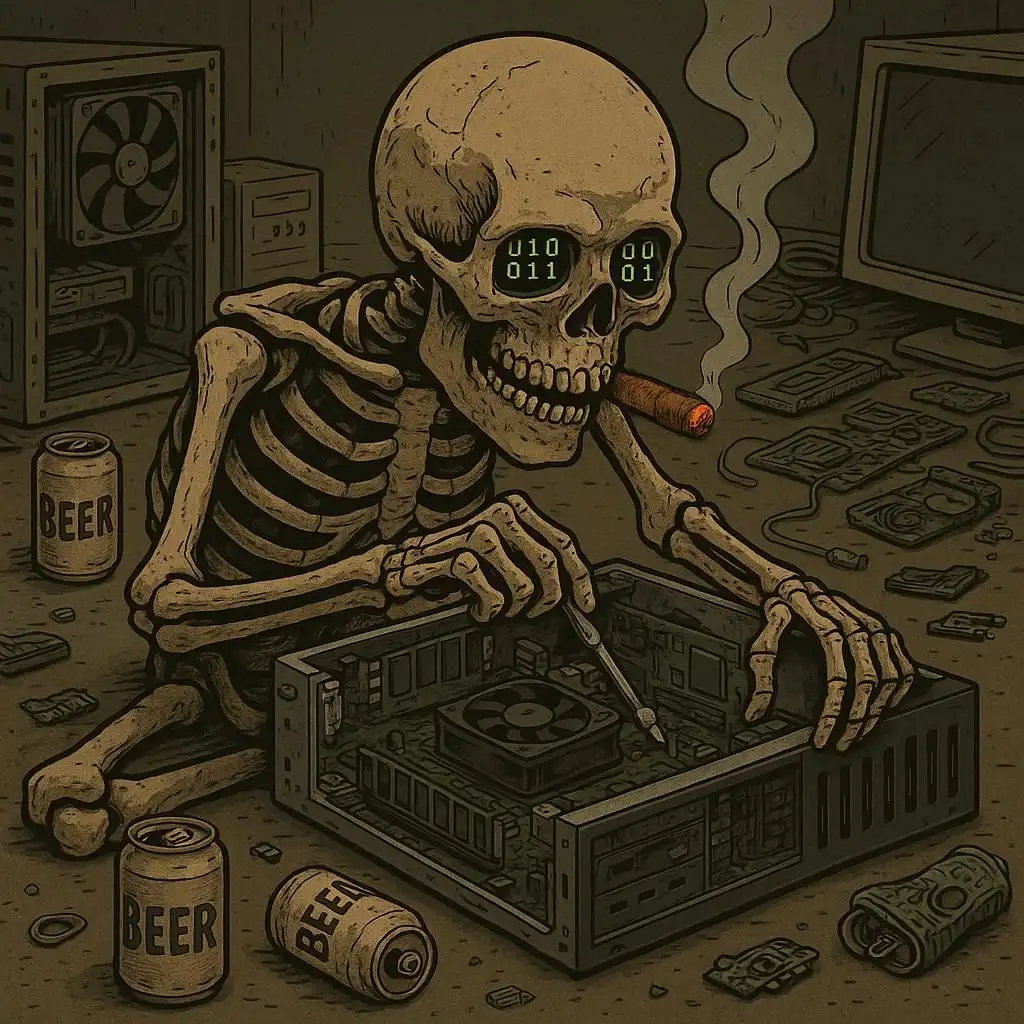 The Faded Dev building server